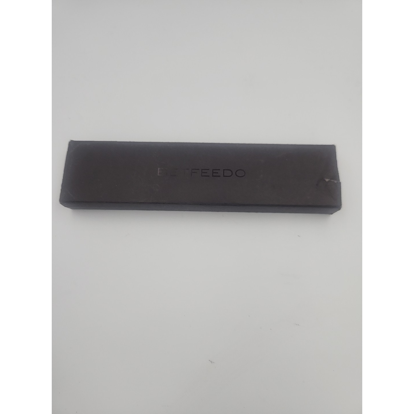 Betfeedo 20mm Leathwr Watch Band Black